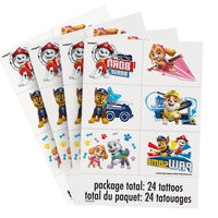 Paw Patrol Tattoos (Pack of 24) - Vibrant & Fun Temporary Tattoos, Perfect for Kids Birthday & Theme Parties