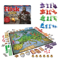 Winning Moves Games USA Board Game – Risk Europe: Medieval conquest with siege weapons, archers & more for 2–4 players, ages 14+