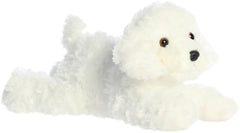 Aurora Flopsie Bonita White Poodle Stuffed Animal – Soft Plush Puppy with Bean Pellet Filling – Huggable Dog Plush Toy for Kids & Adults – 12 Inches