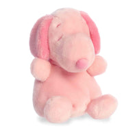 Aurora Adorable Peanuts Snoopy Palm Pals Stuffed Animal - Officially Licensed Toys For All Snoopy Fans - Fun Pastel Colors For The Spring Season - Pink 5 Inches