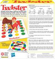 Winning Moves Games USA Floor Game – Classic Twister With Retro Design & Oversized Spinner, Indoor/Outdoor Party Fun for 2+ Players, Kids Ages 6+