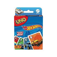 Hot Wheels UNO Matching Card Game Featuring 112 Cards with Hot Wheels Graphics, Game Night, Kids Gift Ages 7 Years & Older