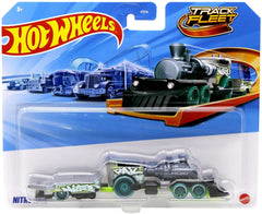 Hot Wheels Track Fleet Nitro Rail – 1:64 Scale Grey Die-Cast Vehicle, Collectible Truck for Kids and Collectors, Compatible with Hot Wheels Tracks