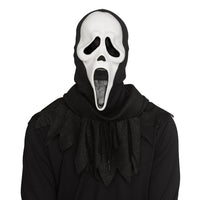 Fun World Ghost Face Adult 30th Anniversary Movie Mask, One Size Fits Most, White