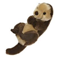 Aurora® Realistic Miyoni® Sea Otter Stuffed Animal - Lifelike Details Make a Cherished Companion - Perfect for Decorating Bedrooms or Classrooms - Brown 10 Inches