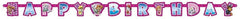 Paw Patrol Girl Large Jointed Banner 6.5 Ft – Multicolor Paper Party Decoration for Birthdays and Themed Events