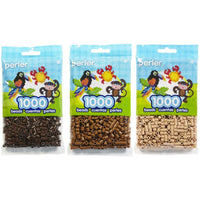 Perler Fuse Beads Bag, 3000 Pieces, Brown Group (Brown, Light Brown, Tan)