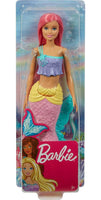 Barbie Dreamtopia Mermaid Doll with Shimmery Tail and Fantasy Hair - Multicolored