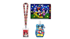 Magical Memories Collection Disney Autograph Book 2022 Pen, Disney Lanyards for Kids and Mickey Water Bottle Key Ring Set, Disneyland Essentials Disney Gifts for Kids, for Boys and Girls 85928 Blue