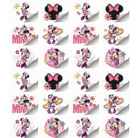 Minnie Mouse Temporary Tattoos 24 Pieces – Assorted Disney Designs for Kids Parties and Party Favors
