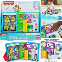 Fisher-Price Laugh & Learn 123 Schoolbook, Ages 6-36 Mo