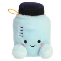 Aurora Adorable Palm Pals Rowan Water Bottle Stuffed Animal - Fun Collectible Plush for Kids and Adult Collectors - Perfect for Decorating Rooms and Birthday Gifts - Blue 5 Inches