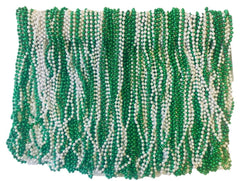 THE MARDI GRAS KREWE Green Mardi Gras Beads - 33 Inch, 120 Pieces