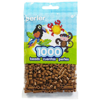 Perler Beads Fuse Beads for Crafts, 1000pcs, Light Brown