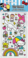 Hello Kitty Cellophane Treat Bags 16 Count – Clear Party Favor Bags for Kids Birthday and Themed Celebrations
