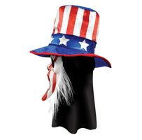 Fun World Ghost Face Adult Uncle Sam Mask, One Size Fits Most, Multicolor