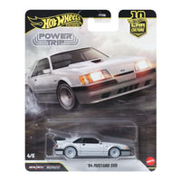 Hot Wheels Premium Car Culture Vehicle 84 Mustang SVO American Sports Car Premium Collection 1:64 Scale Metal/Metal Construction with Real Riders for Kids Ages 3 and Up