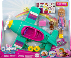 Barbie Chelsea Can Be Pilot Doll and Plane Playset with Puppy & Accessories