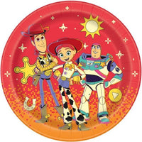 Toy Story 5 Multicolor Round Paper Dinner Plates - 9