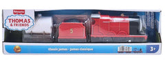 Thomas & Friends Motorized Greatest Moment - Classic James Engine with Tender, Push-Along Toy Train for Kids 3 Years & Up