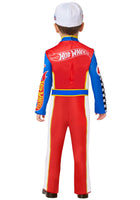 InSpirit Designs Toddler Hot Wheels Racing Costume, Officially Licensed Race Car Driver Jumpsuit & Hat Set, Size XS (2T), Halloween Dress-Up Costume for Boys and Girls