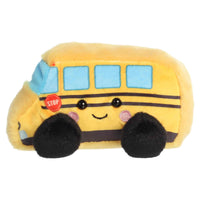 Aurora Adorable Palm Pals Friendly School Bus Stuffed Animal - Fun Collectible Plush for Kids and Adult Collectors - Perfect for Decorating Rooms and Birthday Gifts - Yellow 5.5 Inches