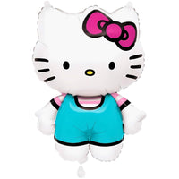 Unique Hello Kitty-Shaped Giant Foil Balloon, 25 Inch Party Decoration for Birthdays and Themed Events, 1 Piece