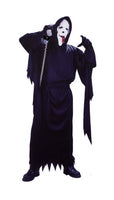 Adult Ghost Face Scream Halloween Costume Full Body Apparel with Robe and Mask