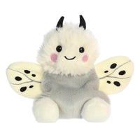 Aurora Palm Pals Astra Moth Plush Stuffed Animal - Soft Squishy Collectible Critter with Bean Pellets - Kids Toy and Adult Collector Gift - White 5.5 Inches