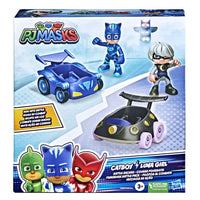 PJ Masks Catboy vs Luna Girl Battle Racers Preschool Toy, Vehicle and Action Figure Set for Kids Ages 3 and Up