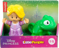 Fisher-Price Little People Disney Princess Rapunzel & Pascal Figure Set – Toddler Toy for Ages 18 Months & Up