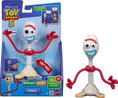 Mattel Disney and Pixar Toy Story 5 Interactables Figure, Forky 7 Inch Playscale, Movie Phrases & Converses with Other Characters in Line