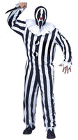 Fun World Ghost Face Mens Halloween Costume, One Size, Black/White