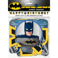 Batman Large Jointed Party Banner – Multicolor Superhero Birthday Decoration, Eye-Catching Wall Banner for Batman Themed Parties and Celebrations
