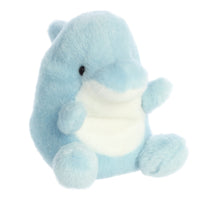 Aurora Palm Pals Clicks Dolphin Soft Plush Stuffed Animal, Squishy Collectible Toy for Kids and Adults, Blue, 5.5 Inches