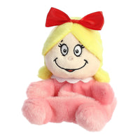 Aurora® Whimsical Dr. Seuss™ Cindy-Lou Who Palm Pals™ Stuffed Animal - Officially Licensed Plush for Imaginative Play - Perfect for Kids and Adults - Pink 4.5 Inches