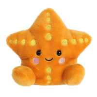 Aurora Palm Pals Treasure Starfish Stuffed Animal, Collectible Aquatic Plush Toy for Kids and Adult Collectors, Eco-Friendly Bean Fill, Orange, 5.5 Inches