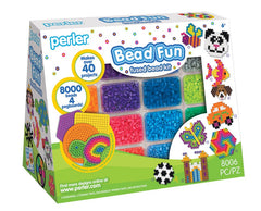 Perler Bead Fun Fused Bead Kit, Ages 6 and up, 8006 Pieces