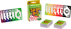 Mattel Game Skip Bo Game Party Supplies Card Game for 2-6 Players Ages 7 and Up, Green JMM20