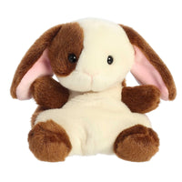Aurora Palm Pals Clover Bunny Stuffed Animal – Soft Plush Brown Bunny with Floppy Ears, 4.5 Inch Collectible Plush for Kids and Adult Collectors
