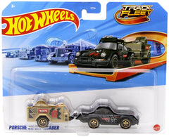 Hot Wheels Track Fleet Porsche 911 Off-Roader – 1:64 Scale Black Die-Cast Vehicle, Kids and Collectors, Compatible with Hot Wheels Tracks