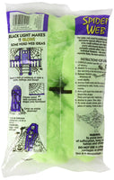 Fun World Spider Web – Super Stretch Halloween Decoration – Glows in Black Light – 13 ft Long, Covers Up to 165 Sq Ft – Indoor & Outdoor Use
