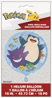 Pokemon 18 Inch Foil Balloon - Character Design Party Decoration
