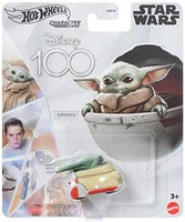 Hot Wheels Character Cars 1:64 Scale Grogu Toy Vehicle for Kids Ages 3 and Up