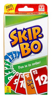 Mattel Skip-Bo Card Game – Classic Family Fun for All Ages