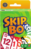 Mattel Game Skip Bo Game Party Supplies Card Game for 2-6 Players Ages 7 and Up, Green JMM20