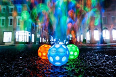 Waboba Moonshine Ball Light Up Moon Ball, Hyper Bouncy Balls that Light Up on Bounce, Fun Toys for Kids, Teenagers, Adults, Boys and Girls, Green