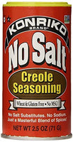 Konriko - No Salt Creole Seasoning 2.5 oz - Wheat Free - Gluten Free - No MSG