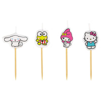 Unique Hello Kitty and Friends Pick Candles, 4 Count, Events and Party Supplies