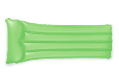 Intex Neon Frost Air Mat – Inflatable Pool Float Lounge, 72" x 30", Built-In Pillow, 2 Air Chambers, Durable Vinyl, Colors May Vary